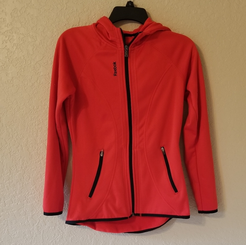 Red‎ lightweight reebok hooded jacket